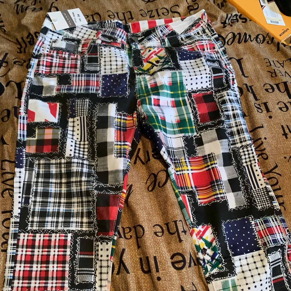 Patchwork pants